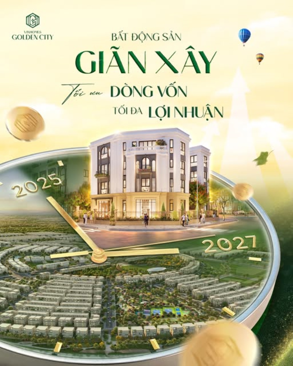 Bất động sản giãn xây tại Vinhomes Dương Kinh Hải Phòng cho phép giãn tiến độ xây lên tới 2 năm
