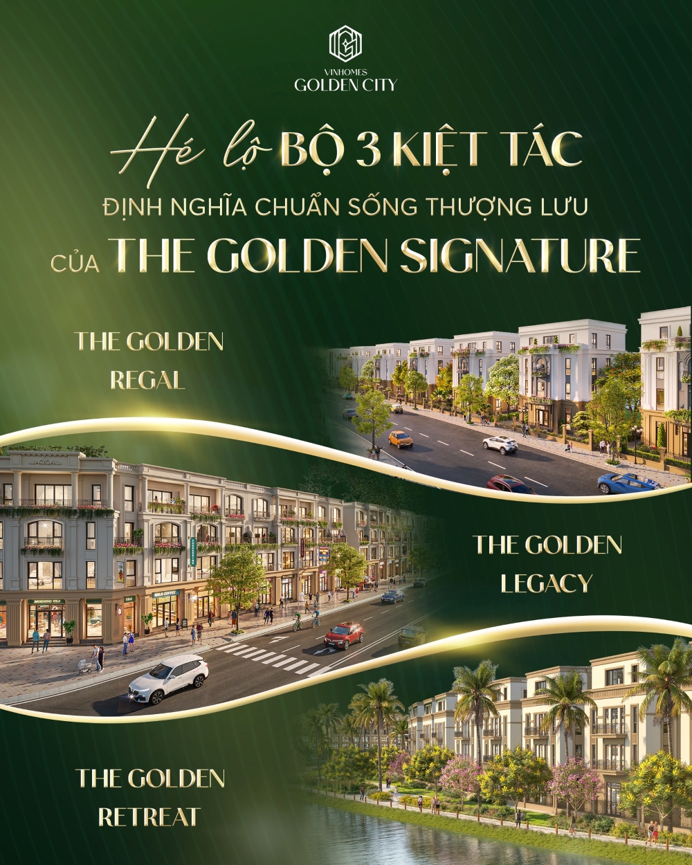 The Golden Signature – Bộ sưu tầm ba kiệt tác phiên bản giới hạn dành riêng cho chủ nhân xứng tầm