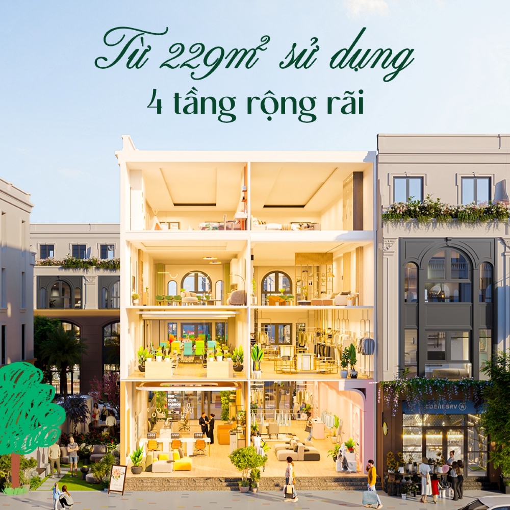Shophouse – Nhóm thương mại chủ lực trong các loại hình sản phẩm tại Vinhomes Golden City Shophouse – Nhóm thương mại chủ lực trong các loại hình sản phẩm tại Vinhomes Golden City